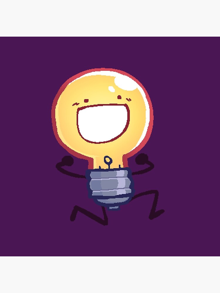 Lightbulb Smile Throw Pillow - Image 2