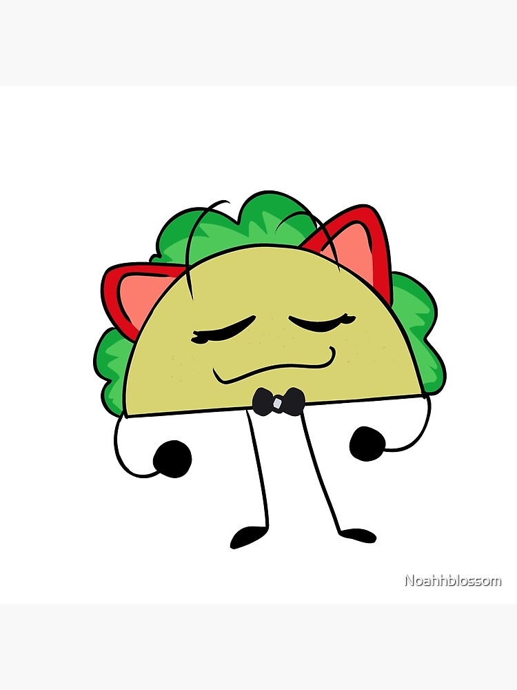 Taco Inanimate Insanity Happy Throw Pillow - Image 2