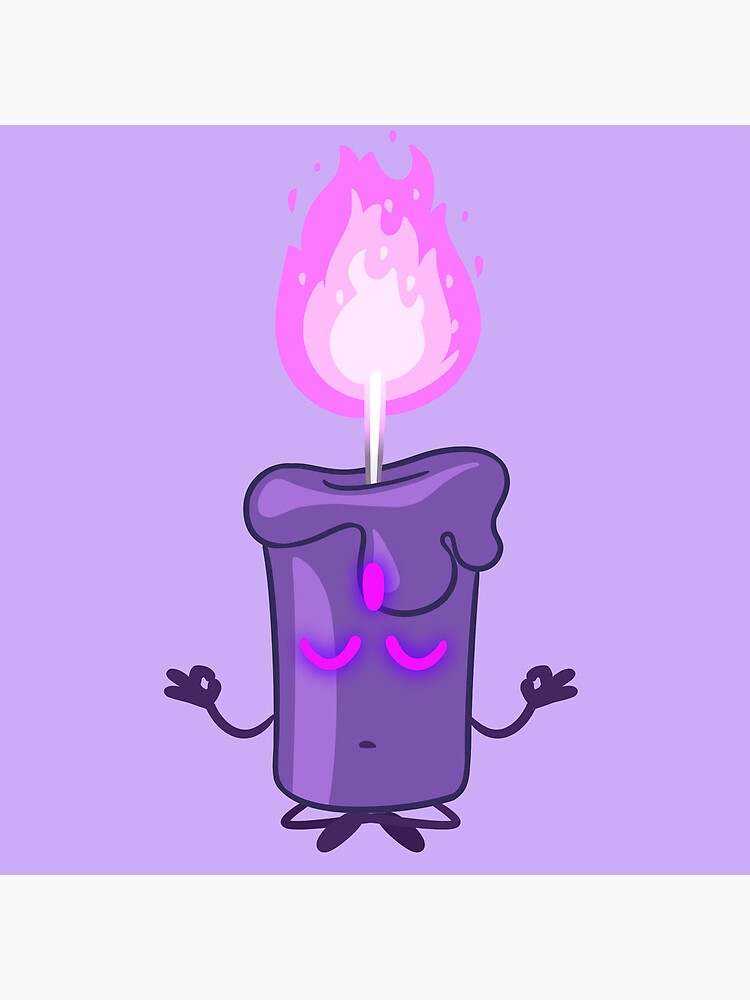 Candle Inanimate Insanity Throw Pillow - Image 2