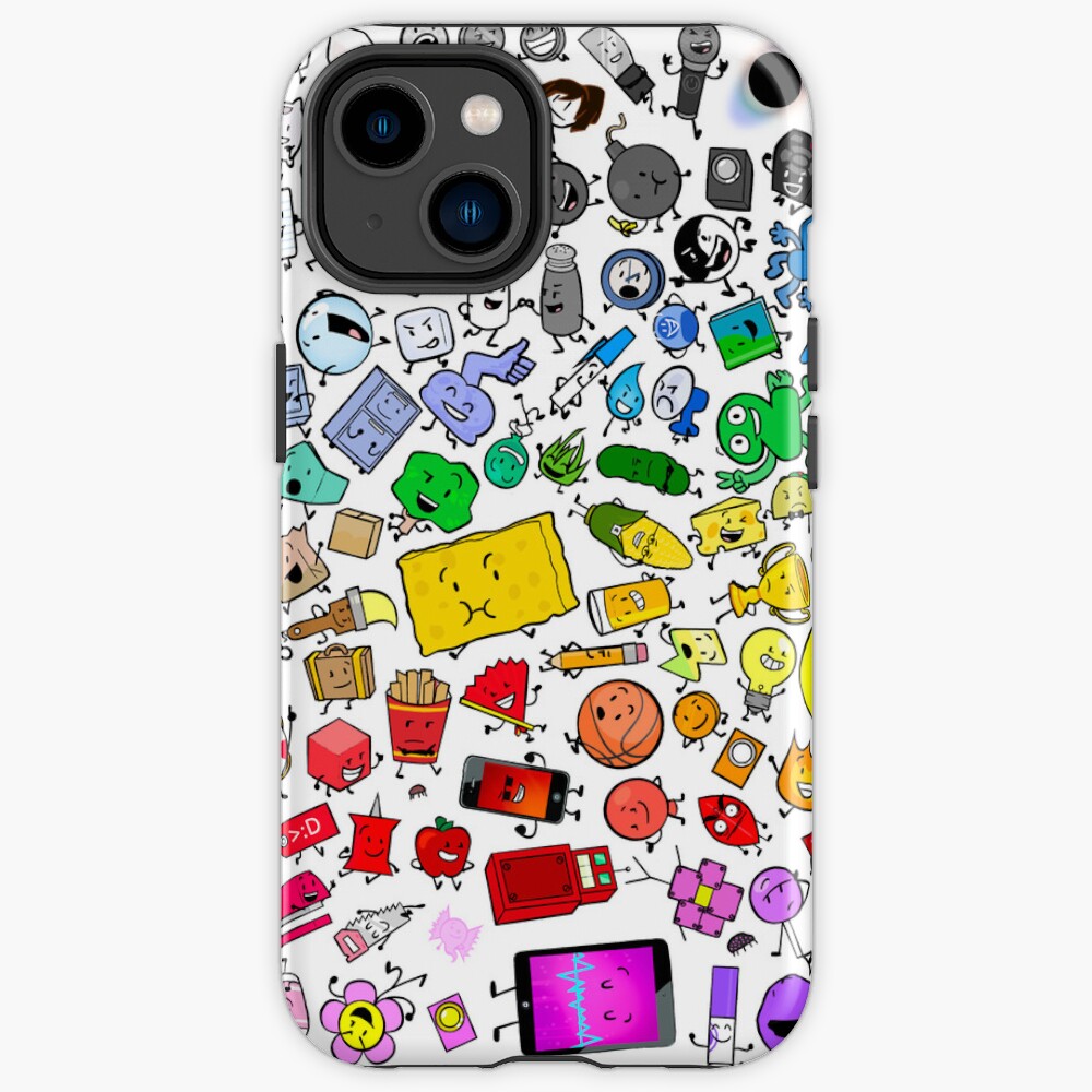 Bfdi Inanimate Insanity All Characters Transparent Iphone Case