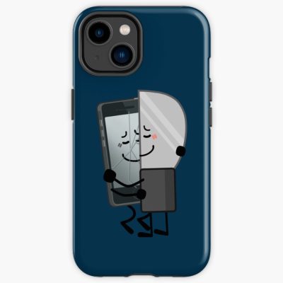 Glitchy Knife Hug Iphone Case