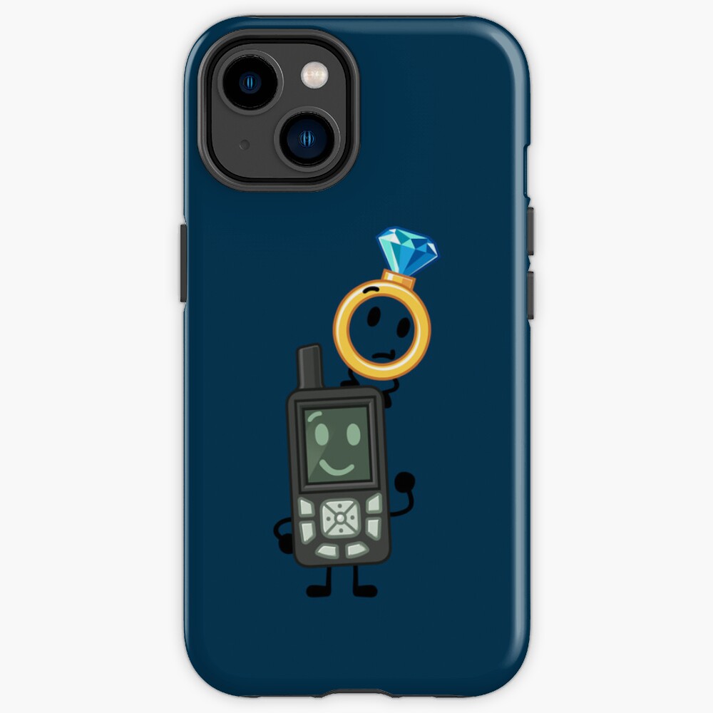 Gps And Ring Drak Blue Background Iphone Case