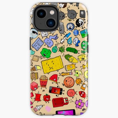 Bfdi Inanimate Insanity All Characters Iphone Case