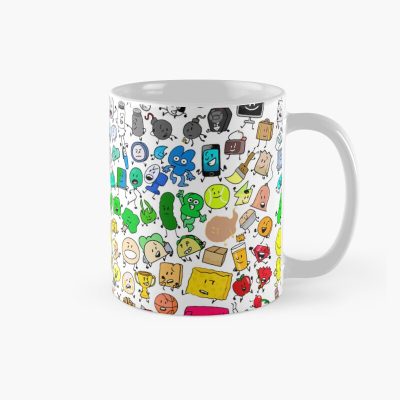 Bfdi Inanimate Insanity All Characters Transparent Mug