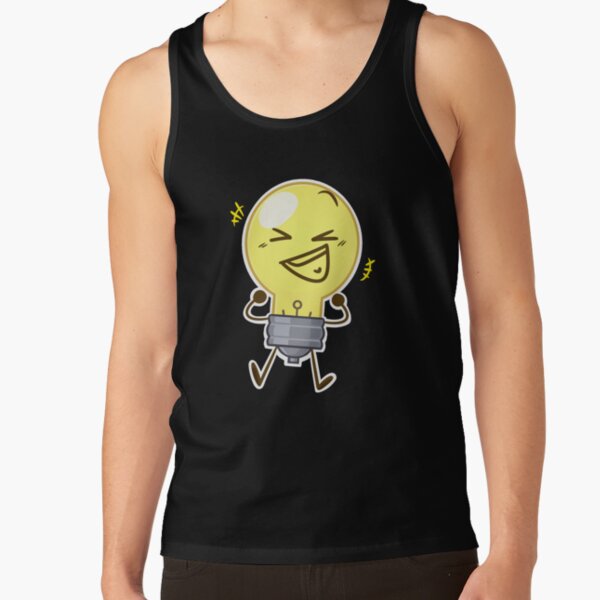 Lightbulb Inanimate Insanity Happy Tank Top - Image 2