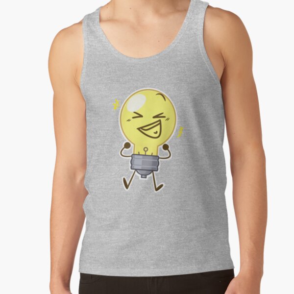 Lightbulb Inanimate Insanity Happy Tank Top - Image 3