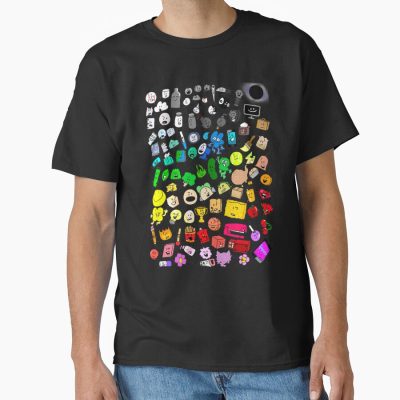 Bfdi Inanimate Insanity All Characters Transparent T-shirt