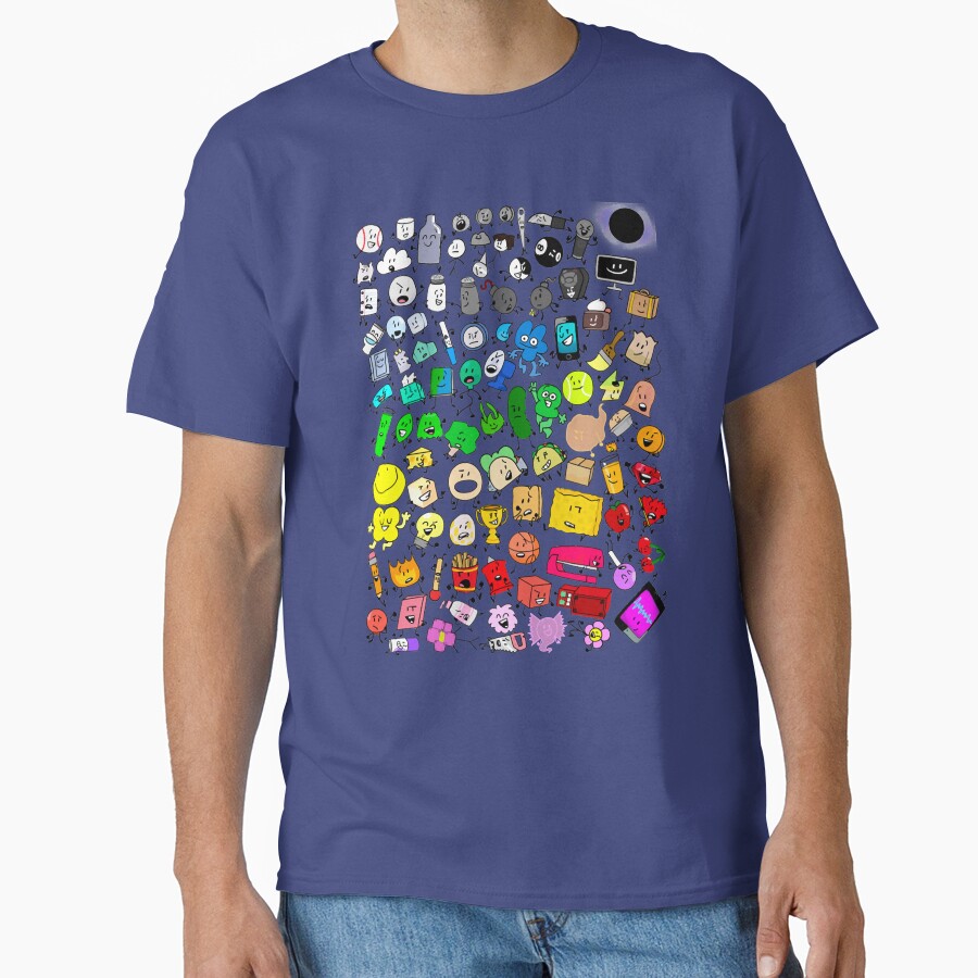 Bfdi Inanimate Insanity All Characters Transparent T-shirt - Image 4