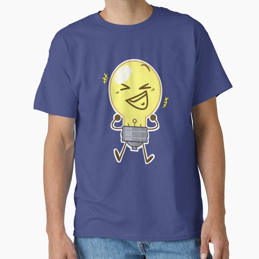 Lightbulb Inanimate Insanity Happy T-shirt - Image 4