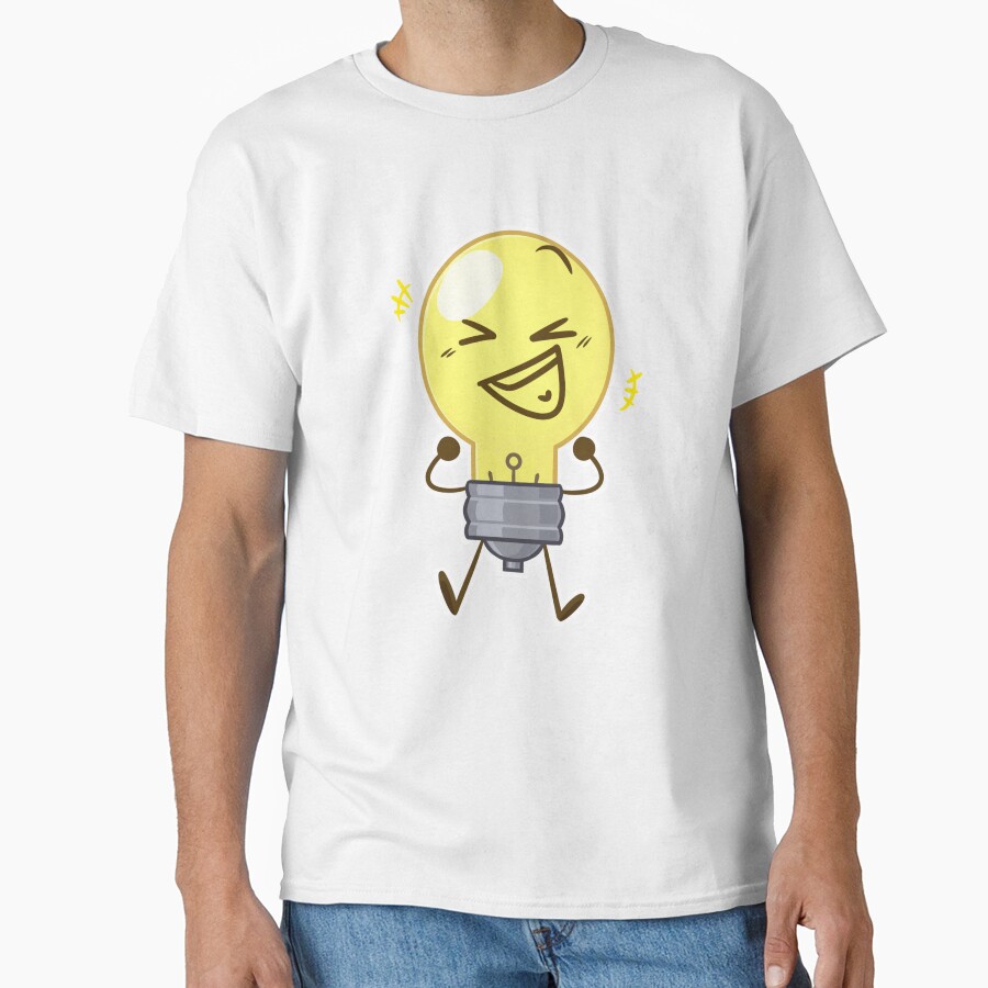 Lightbulb Inanimate Insanity Happy T-shirt