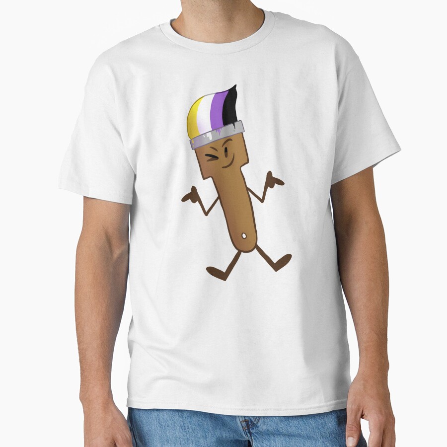 Inanimate Insanity Pride Paintbrush T-shirt - Image 2