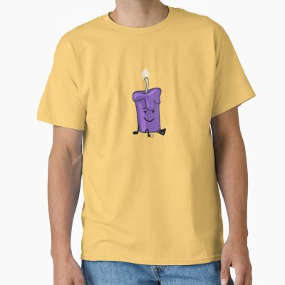 Purple Candle Inanimate Insanity Character T-shirt