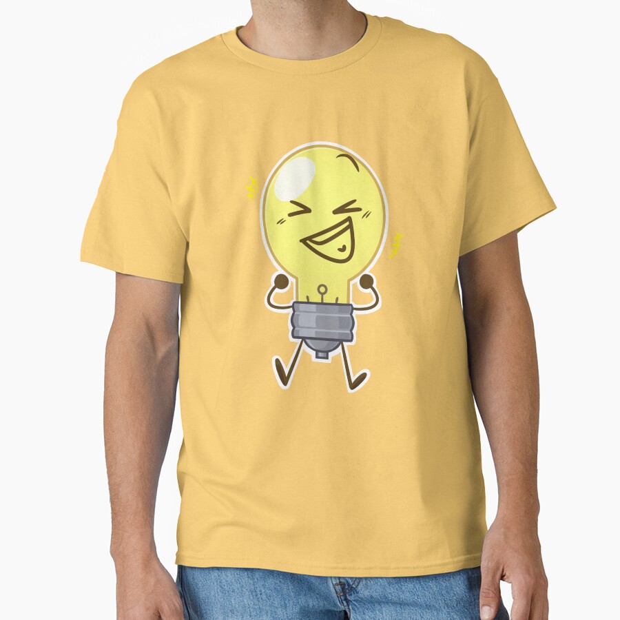 Lightbulb Inanimate Insanity Happy T-shirt - Image 6