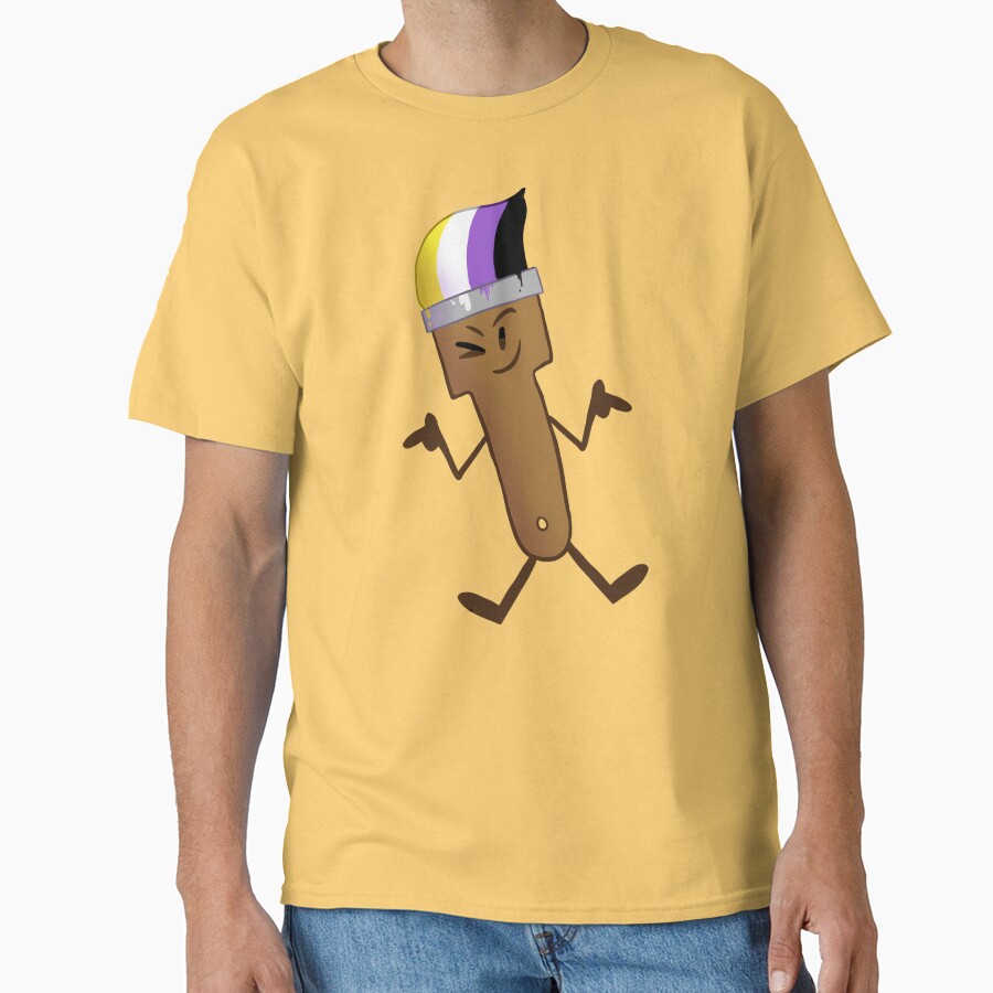 Inanimate Insanity Pride Paintbrush T-shirt - Image 6