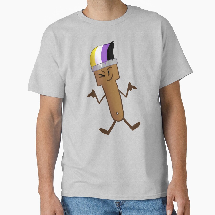 Inanimate Insanity Pride Paintbrush T-shirt - Image 3