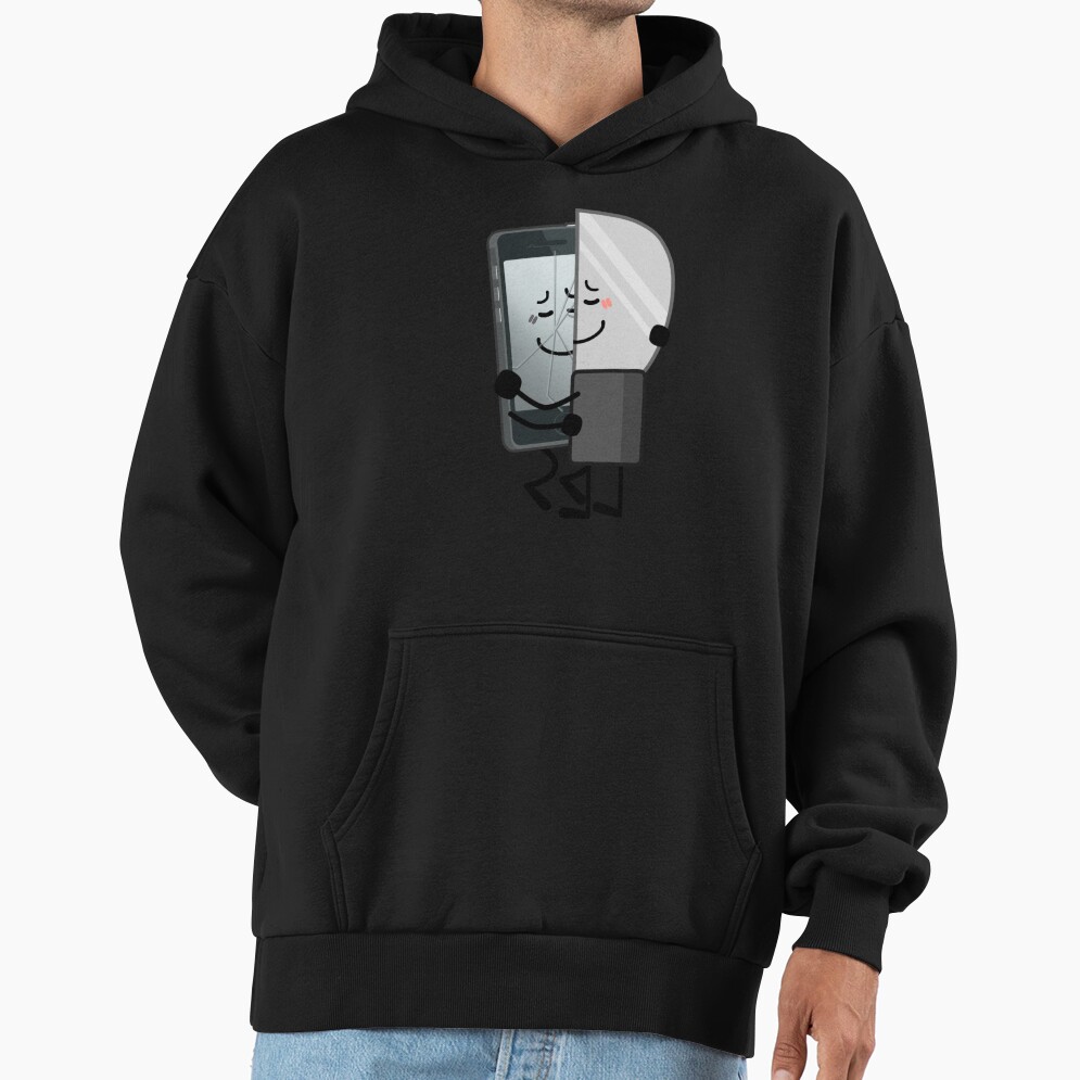 Glitchy Knife Hug Hoodie