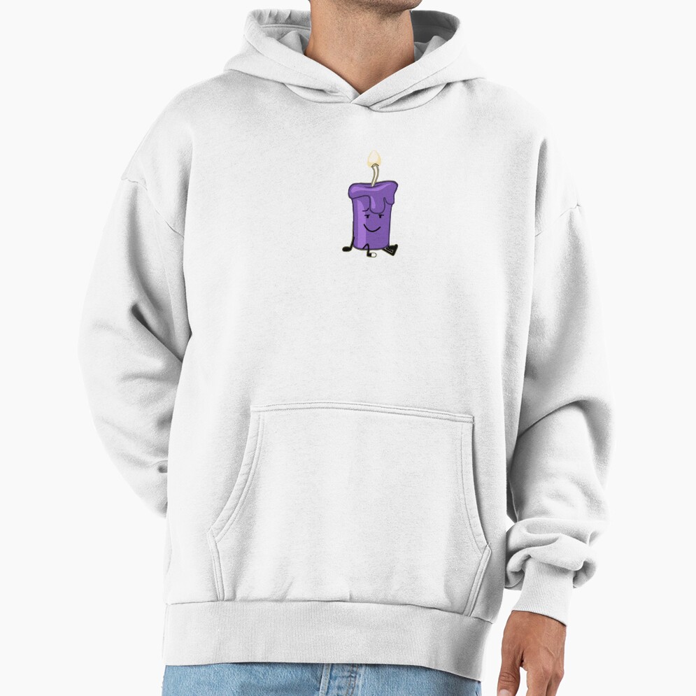 Purple Candle Inanimate Insanity Character Hoodie - Image 2