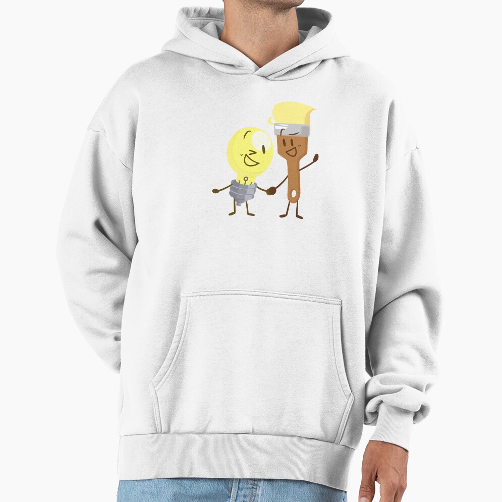 Lightbulb X Paintbrush Inanimate Insanity Hoodie - Image 2