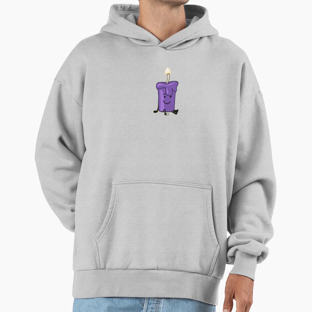 Purple Candle Inanimate Insanity Character Hoodie - Image 4