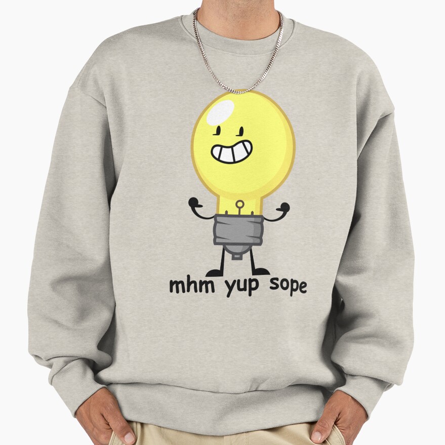 Lightbulbl Mhm Yup Sope Sweatshirt - Image 2