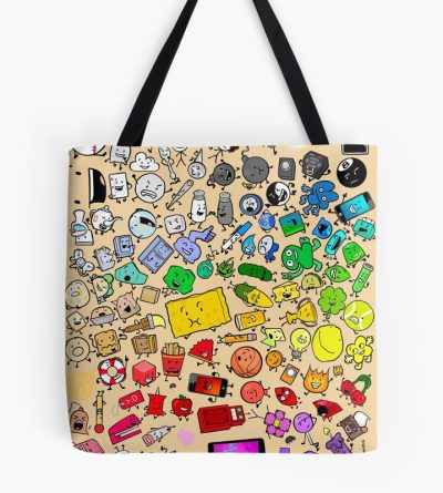Bfdi Inanimate Insanity All Characters Tote Bag