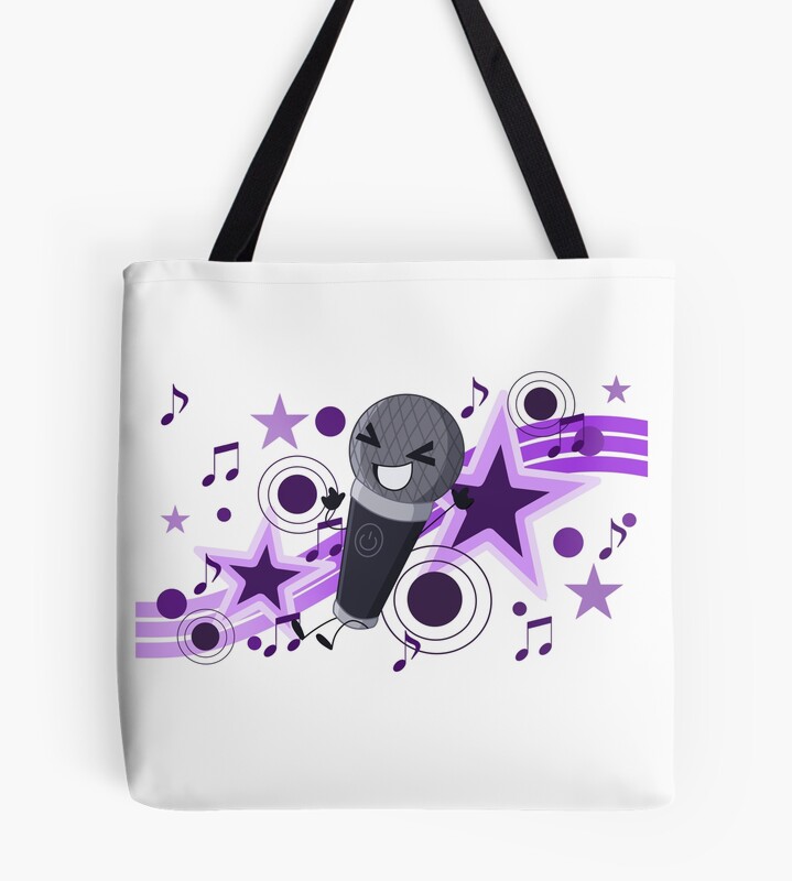 Microphone Inanimate Insanity Tote Bag