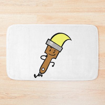Paintbrush Inanimate Insanity Bath Mat