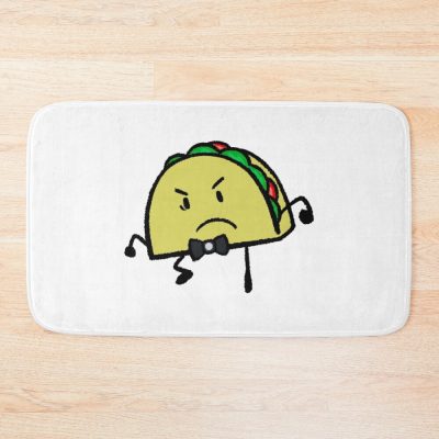 Taco Inanimate Insanity Angry Bath Mat