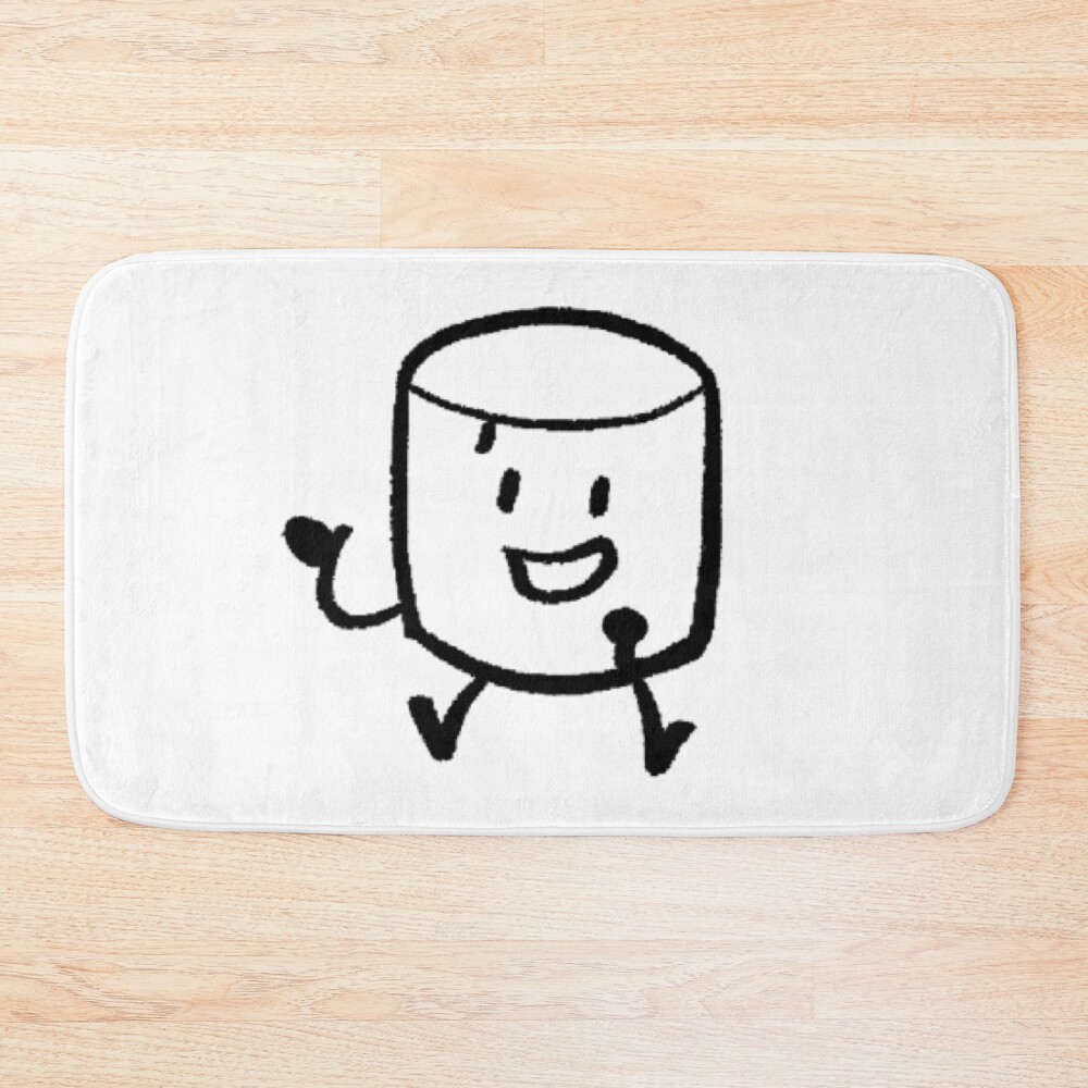 Marshmallow Inanimate Insanity Bath Mat