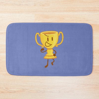 Trophy Inanimate Insanity Bluw Background Bath Mat