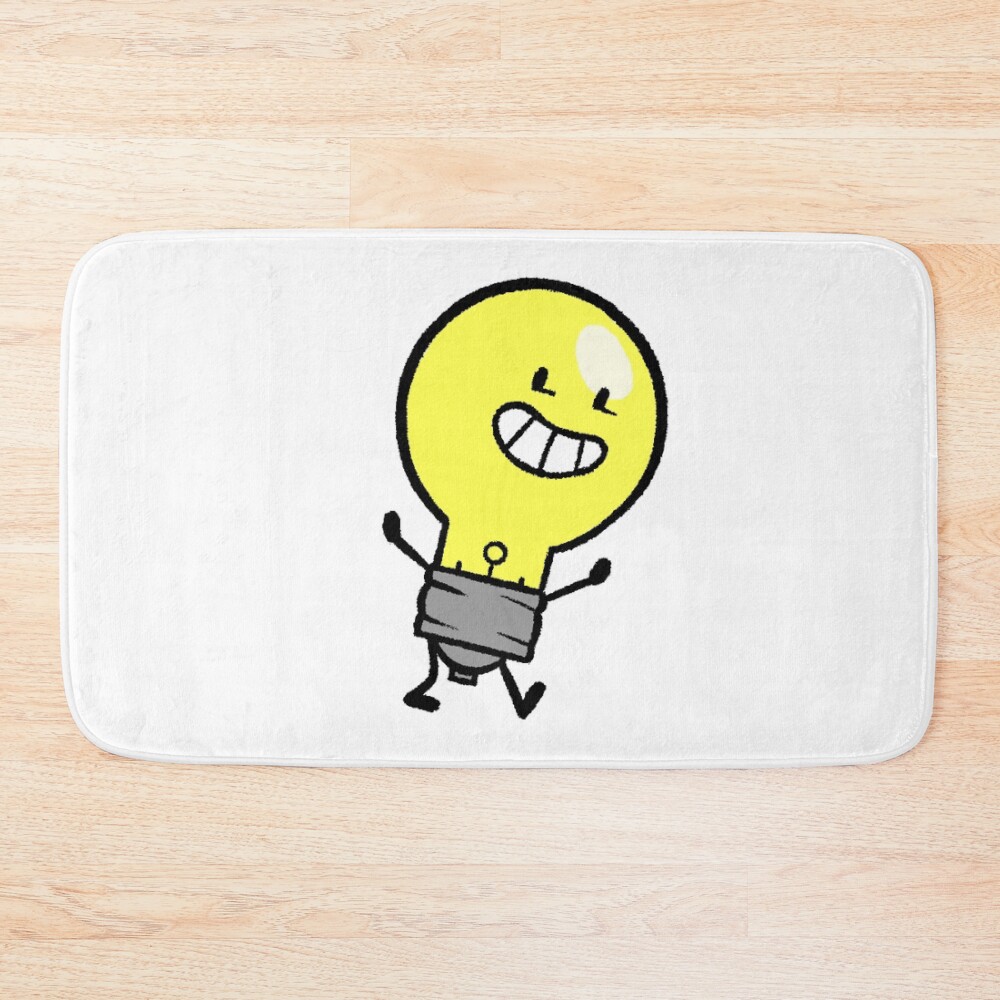 Lightbulb Inanimate Insanity Bath Mat