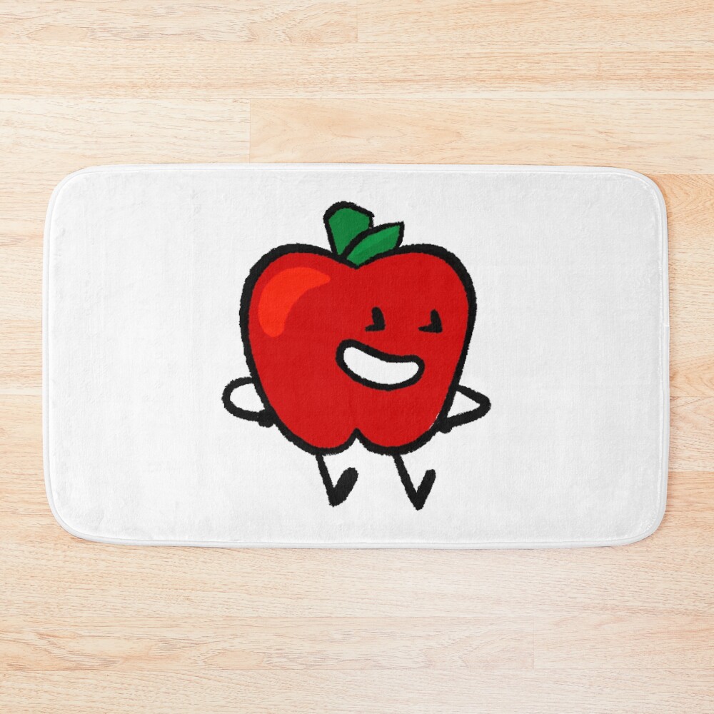 Apple Inanimate Insanity Bath Mat