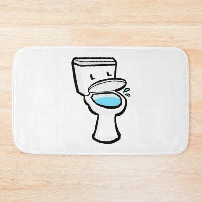 Toilet Inanimate Insanity Bath Mat