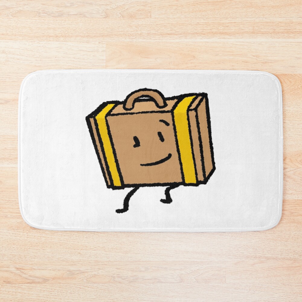 Suitcase Inanimate Insanity Bath Mat