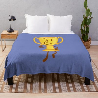 Trophy Inanimate Insanity Bluw Background Throw Blanket