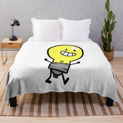 Lightbulb Inanimate Insanity Throw Blanket