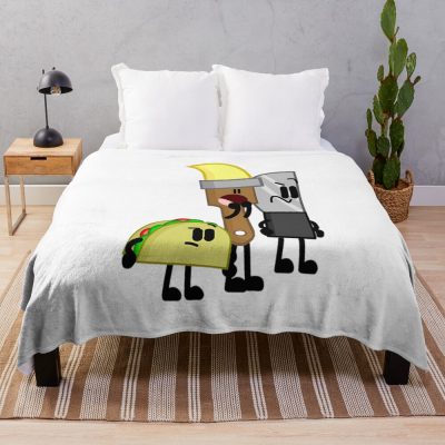 Bfdi Inanimate Insanity All Characters 2023 Throw Blanket