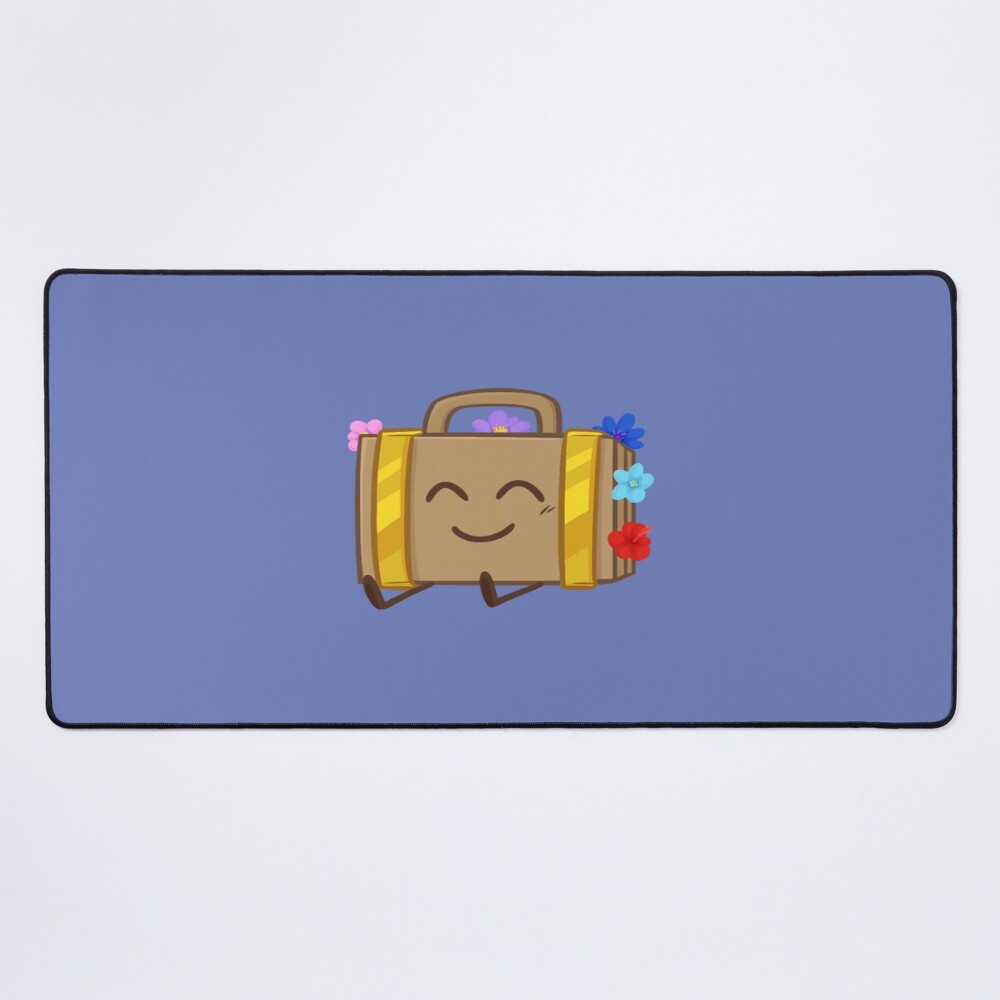 Suitcase Inanimate Insanity Happy Mouse Pad