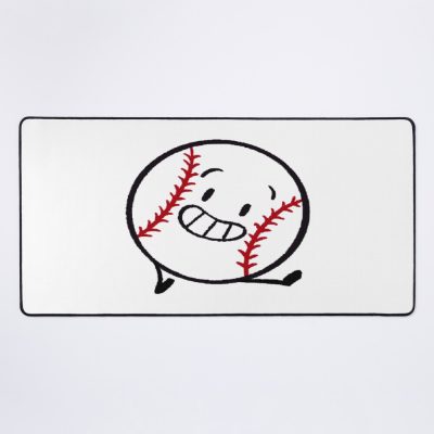 Baseball Inanimate Insanity Smile Mouse Pad