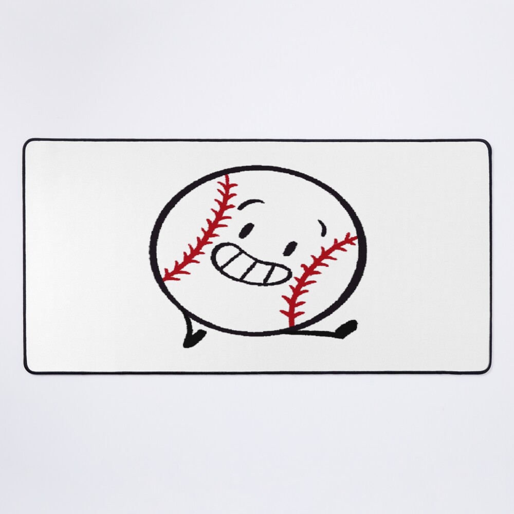 Baseball Inanimate Insanity Smile Mouse Pad