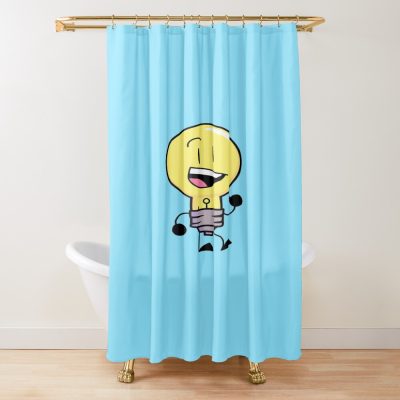 Lightbulb Hehe Shower Curtain