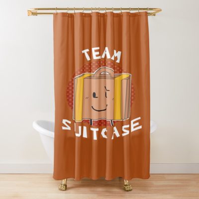 Team Suitcase Inanimate Insanity Shower Curtain