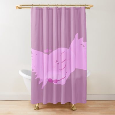Bows Tail Shy Shower Curtain