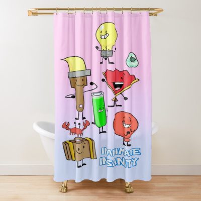Inanimate Insanity Phone Case Customisable Shower Curtain