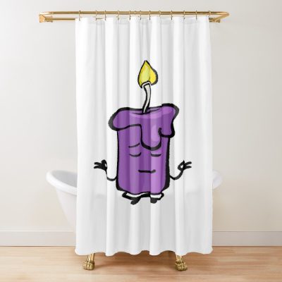 Candle Inanimate Insanity Shower Curtain