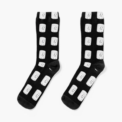 Marshmallow White Inanimate Insanity Sweet Socks