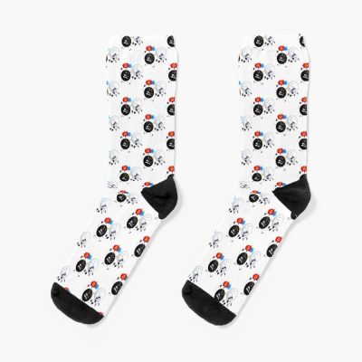 Yinyang Clashing Socks