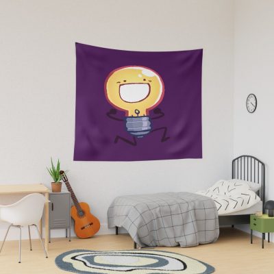 Lightbulb Smile Tapestry