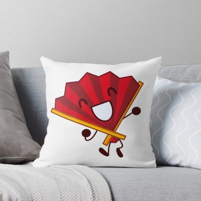 Fan Inanimate Insanity Happy Throw Pillow