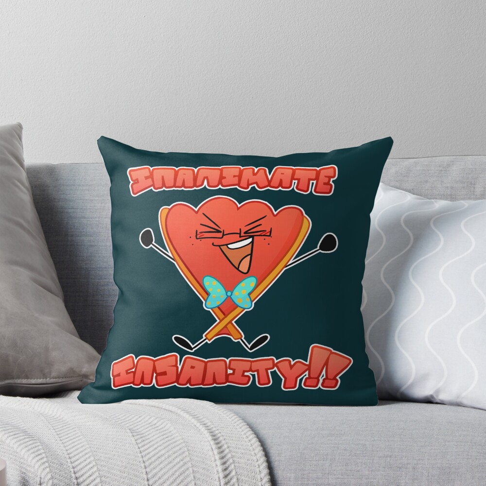 Fan Inanimate Insanity Smile Throw Pillow